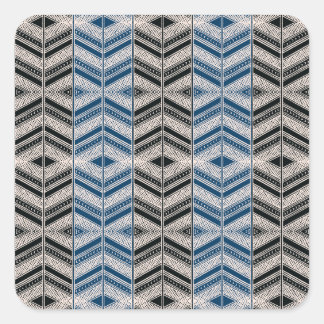 Afrikanisches Design #8 @ Stylnic Quadratischer Aufkleber