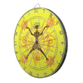 afrikanisches Design Dartscheibe (Vorderseite rechts)