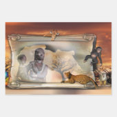 Afrikanisches Design Geschenkpapier Set (Vorderseite)