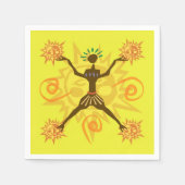 afrikanisches Design Serviette (Vorderseite)