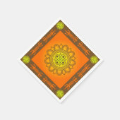 afrikanisches Design Serviette (Ecke)