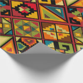 Afrikanisches Digitalpapier Geschenkpapier (Ecke)