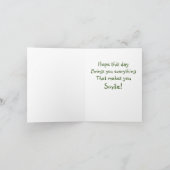 Afrikanisches Dorf Karte (Innenseite)