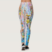 Afrikanisches Dorf Leggings (Rückseite)