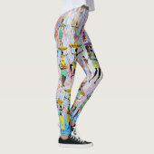 Afrikanisches Dorf Leggings (Rechts)