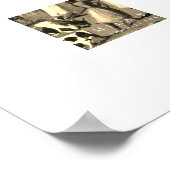 Afrikanisches Dorf Poster (Ecke)