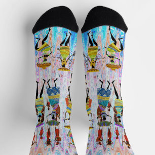 Afrikanisches Dorf Socken