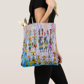 Afrikanisches Dorf Tasche (Von Nahem)