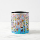 Afrikanisches Dorf Tasse (Zentrum)