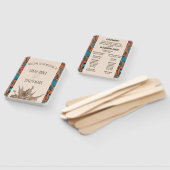 AFRIKANISCHES DRUCKPROGRAMM HAND FAN FÄCHER (Non-assembled)