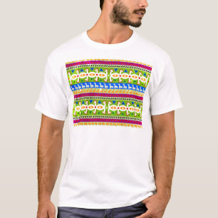 Afrikanisches Einhornmuster T-Shirt