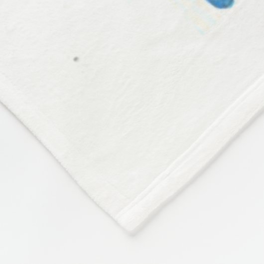 Afrikanisches Elefantendesign | Wildtiere Fleecedecke (Ecke)