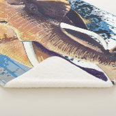 Afrikanisches Elefantendesign | Wildtiere Sherpadecke (3/4)