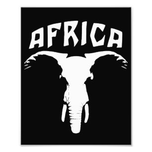 Afrikanisches Elefantengefecht   Afrika Fotodruck