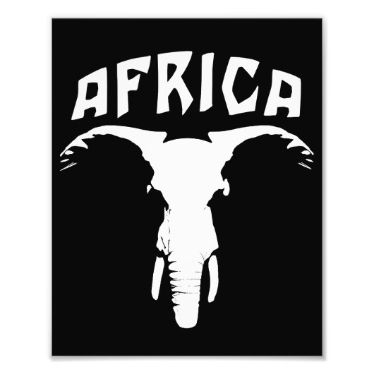 Afrikanisches Elefantengefecht | Afrika Fotodruck (Vorne)