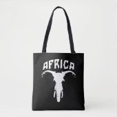 Afrikanisches Elefantengefecht | Afrika Tasche (Vorderseite)