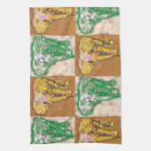 afrikanisches Elefantenhandtuch Geschirrtuch (Vertikal)