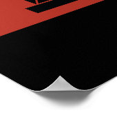 afrikanisches Elefantenmuster Poster (Ecke)