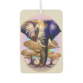 Afrikanisches Elephant Surreal Portrait Autolufterfrischer (Vorderseite)
