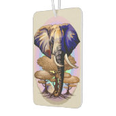 Afrikanisches Elephant Surreal Portrait Autolufterfrischer (Links)