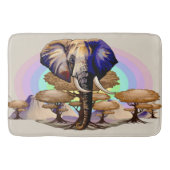 Afrikanisches Elephant Surreal Portrait Badematte (Vorderseite)