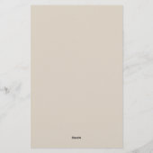 Afrikanisches Elephant Surreal Portrait Briefpapier (Rückseite)