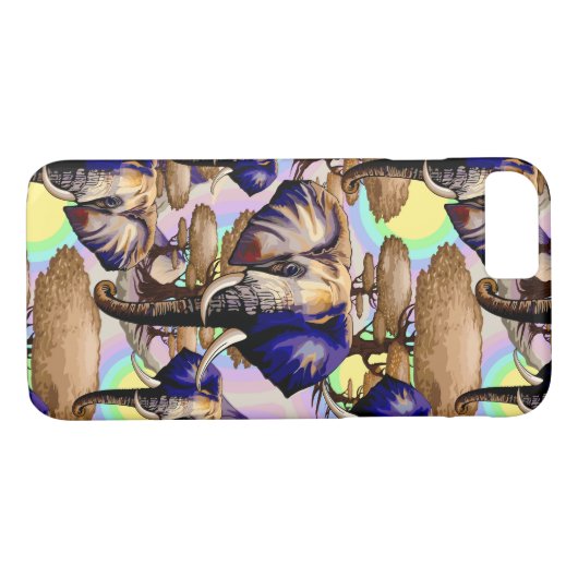 Afrikanisches Elephant Surreal Portrait Case-Mate iPhone Hülle (Rückseite (Horizontal))