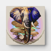 Afrikanisches Elephant Surreal Portrait Fotoplatte (Vorderseite)