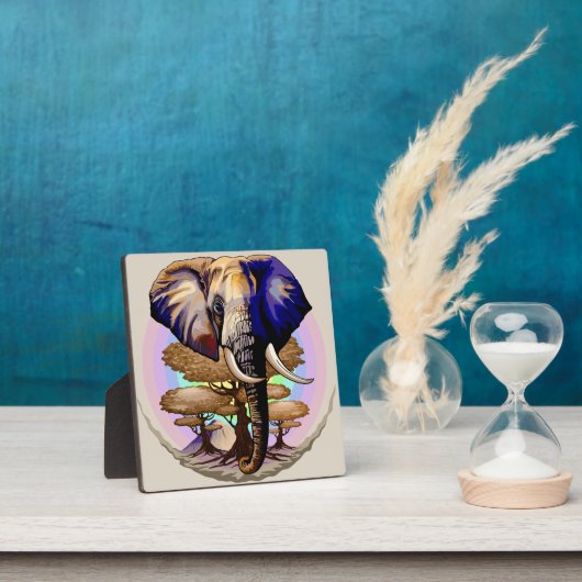 Afrikanisches Elephant Surreal Portrait Fotoplatte (InSitu)