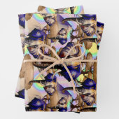 Afrikanisches Elephant Surreal Portrait Geschenkpapier Set (Beispiel)