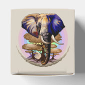 Afrikanisches Elephant Surreal Portrait Geschenkschachtel (Oben)