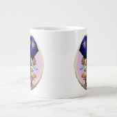 Afrikanisches Elephant Surreal Portrait Jumbo-Tasse (Vorderseite)