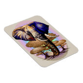 Afrikanisches Elephant Surreal Portrait Magnet (Rechte Seite)