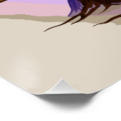 Afrikanisches Elephant Surreal Portrait Poster (Ecke)