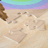 Afrikanisches Elephant Surreal Portrait Puzzle (Seite)