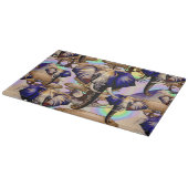 Afrikanisches Elephant Surreal Portrait Schneidebrett (Ecke)