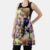 Afrikanisches Elephant Surreal Portrait Schürze (InSitu)