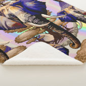 Afrikanisches Elephant Surreal Portrait Sherpadecke (3/4)