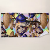 Afrikanisches Elephant Surreal Portrait Strandtuch (Vorderseite)