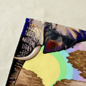 Afrikanisches Elephant Surreal Portrait Strandtuch (Beispiel)