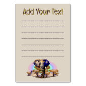 Afrikanisches Elephant Surreal Portrait Tischnummer (Rückseite)