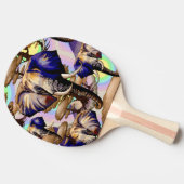 Afrikanisches Elephant Surreal Portrait Tischtennis Schläger (Seitenansicht)