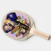 Afrikanisches Elephant Surreal Portrait Tischtennis Schläger (Seitenansicht)