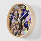 Afrikanisches Elephant Surreal Portrait Uhr (Winkel)