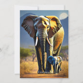 afrikanisches Erbe Feiertagskarte (Rückseite)