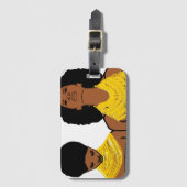 AFRIKANISCHES Erbe Gepäckanhänger (Vorderseite Vertikal)