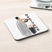 AFRIKANISCHES Erbe Getränkeuntersetzer (Linke Seite)