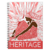 AFRIKANISCHES Erbe Notizblock (Vorderseite)