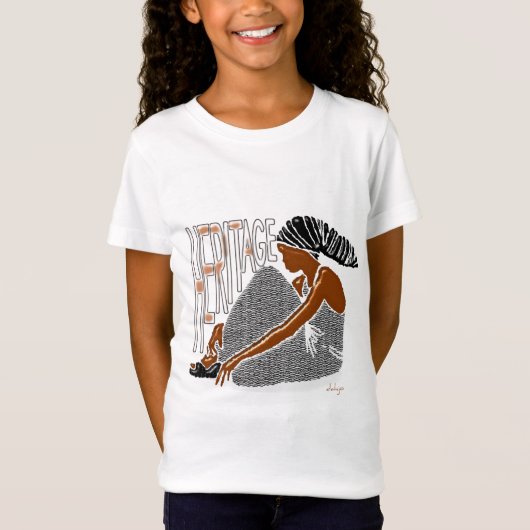 AFRIKANISCHES Erbe T-Shirt (Vorderseite)