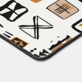 afrikanisches Ethnic Abstract Design Schreibtischunterlage (Ecke)